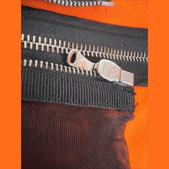 Dolce & Gabbana D&G Orange Black Lace Bateau Neckline Top XS IT 38 - Picture 6 of 6